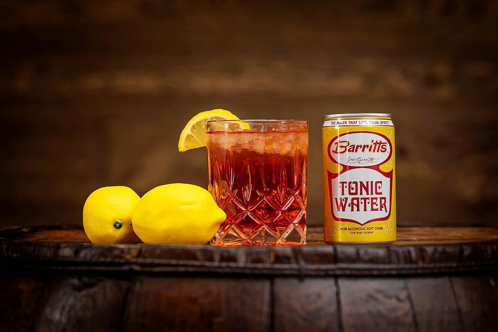 Barritt's Mixers - Tonic Water, Non-Alcoholic Soda Cocktail Mixer, 7.5 fl oz Cans, 24 Pack, Mini