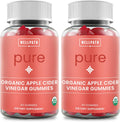 WellPath Pure ACV Gummies (2 Pack) - Apple Cider Vinegar with Mother - USDA Organic Gummy with Ginger for Gut Health | Vegan, Non-GMO, 120 Ct
