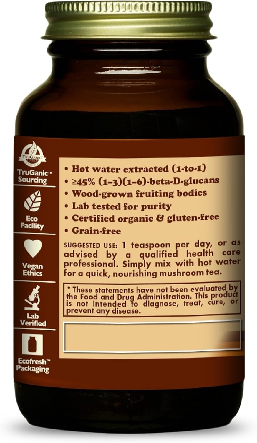 HealthForce SuperFoods Turkey Tail - Powder - 65 Grams
