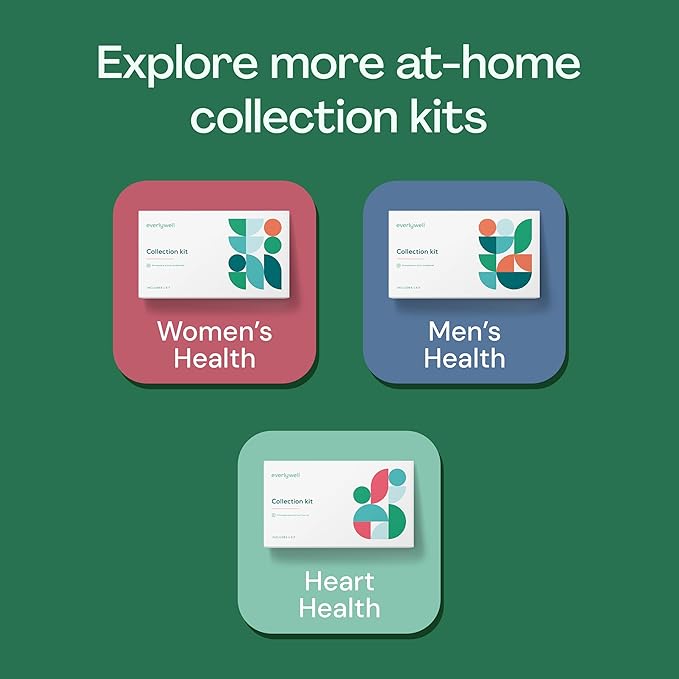 Everlywell Food Sensitivity Test - Learn How Your Body Responds to 96 Different Foods - at-Home Collection Kit - CLIA-Certified Labs - Ages 18 Plus
