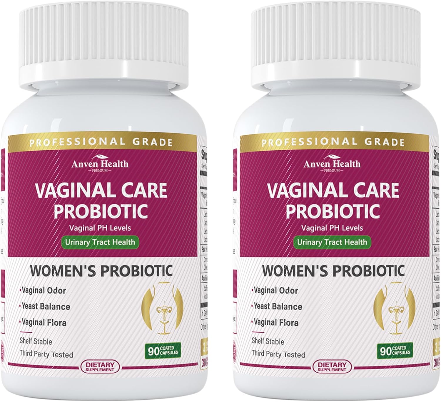Vaginal Probiotics for Women - 60 Billion Womens Probiotic for Vaginal Flora, Odor, Yeast, Gut & Digestive Health with Saffron, Lecithin, Cranberry & Olive Leaf Extracts | 180 Veggie Caps