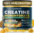 Health4All Creatine Monohydrate Gummies 5G for Men & Women, Preworkout Supplement for Energy & Muscle Growth Support with Electrolyte, BCAA, L-Carnitine & Taurine- Pineapple 120 Gummy