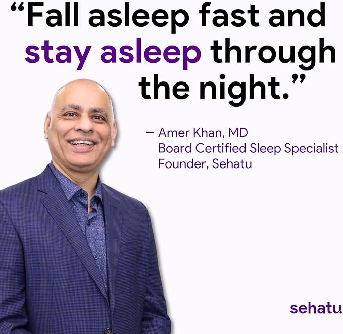 Sleep Plus Supplement | with Melatonin, GABA, Ashwagandha, 5-HTP | for Men and Women Seeking a Healthy Sleep-Wake Schedule and A Relaxed Mood | 60 Count | 60 Day Supply