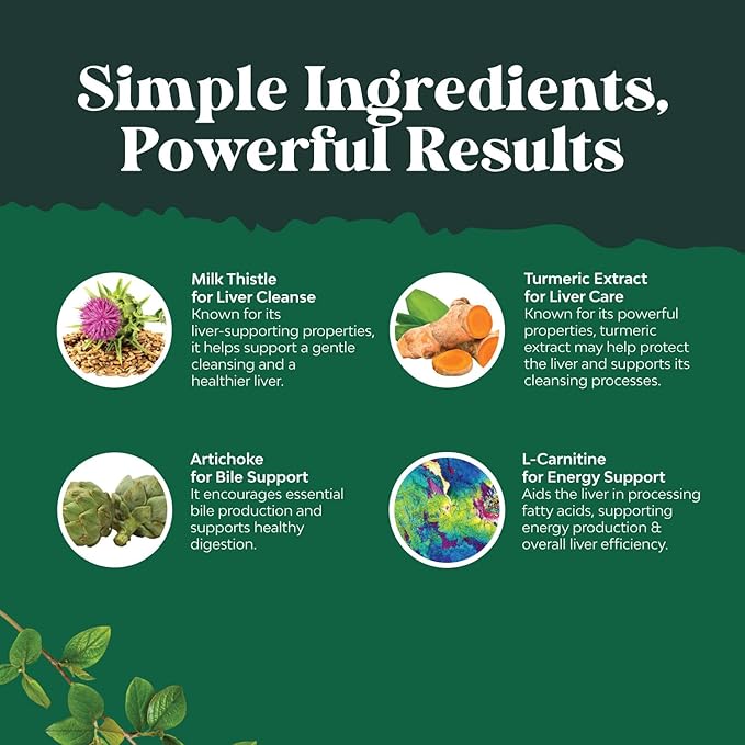Natures Craft Cleansing Herbal Liver Detox Gummies Liver Support Milk Thistle Gummies with Artichoke Extract Turmeric Curcumin and L-Carnitine - Vegan and Non-GMO - Sweet Lemon (45 Servings)