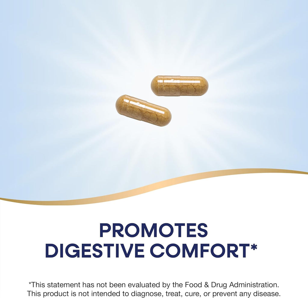 Nature's Way Ginger Root Capsules 550 mg per capsule, Digestive Comfort* Reduces Motion-Related Nausea*, 1,100 mg per 2 Capsules, Non-GMO Project Verified, Vegan, 240 Count (Packaging May Vary)