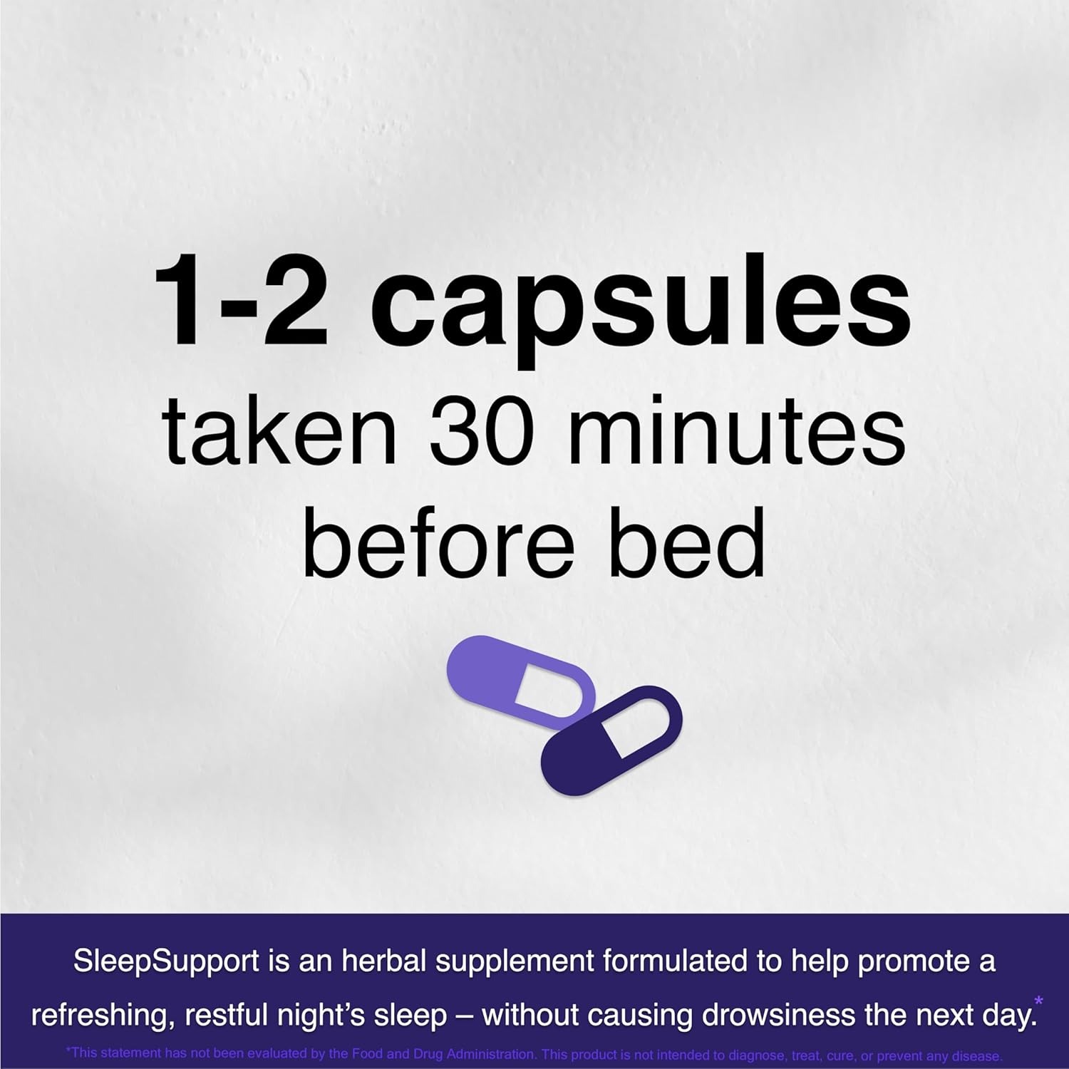 SleepSupport - Natural Sleep Aid for Adults to Help Promote Calm and Relaxation - Organic Sleep Supplement with Ashwagandha, Valerian Root, Magnesium, Melatonin, Glycine, L-Tryptophan - 60 Capsules