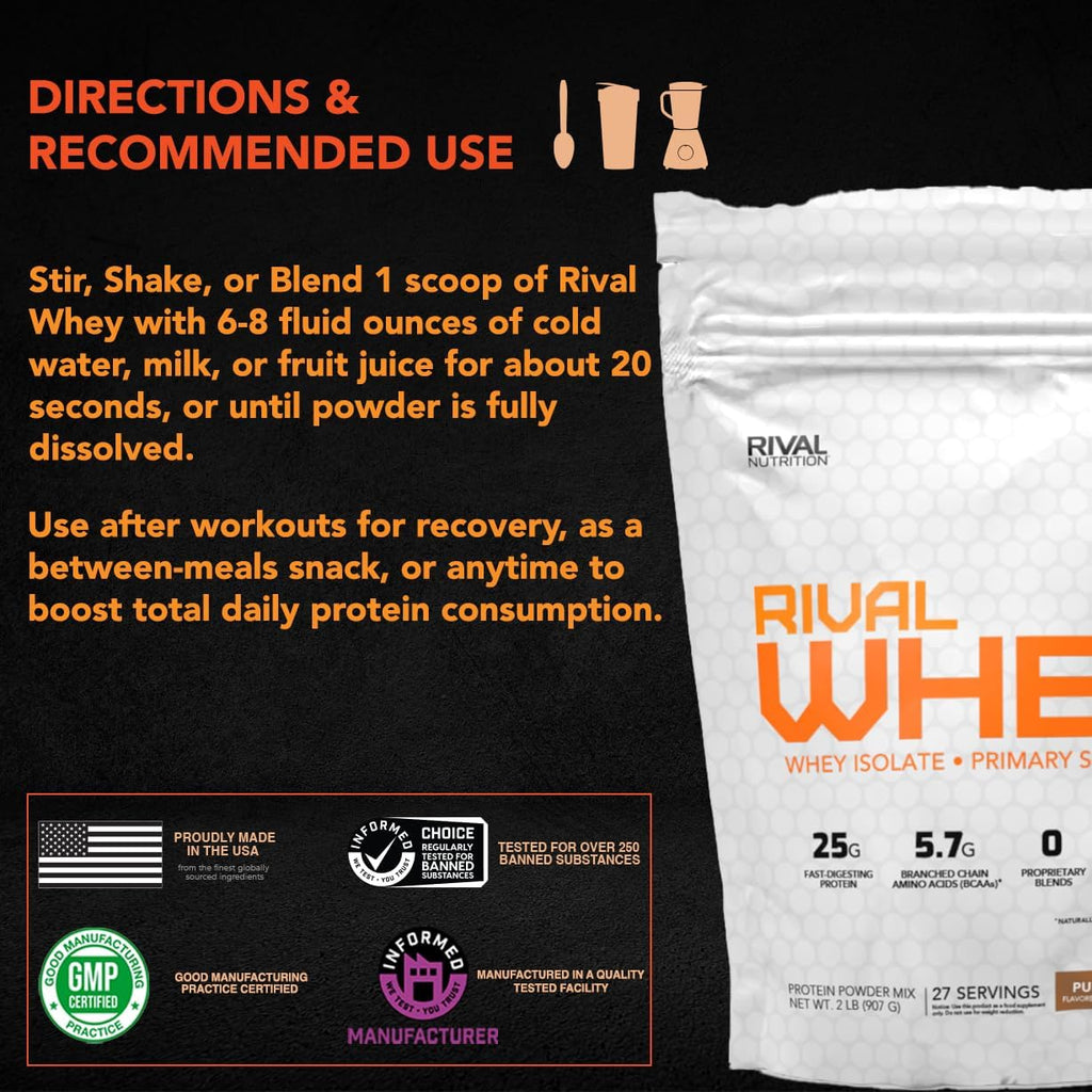 Naturally Flavored Rival Whey - Honey Nut Vanilla 2lb