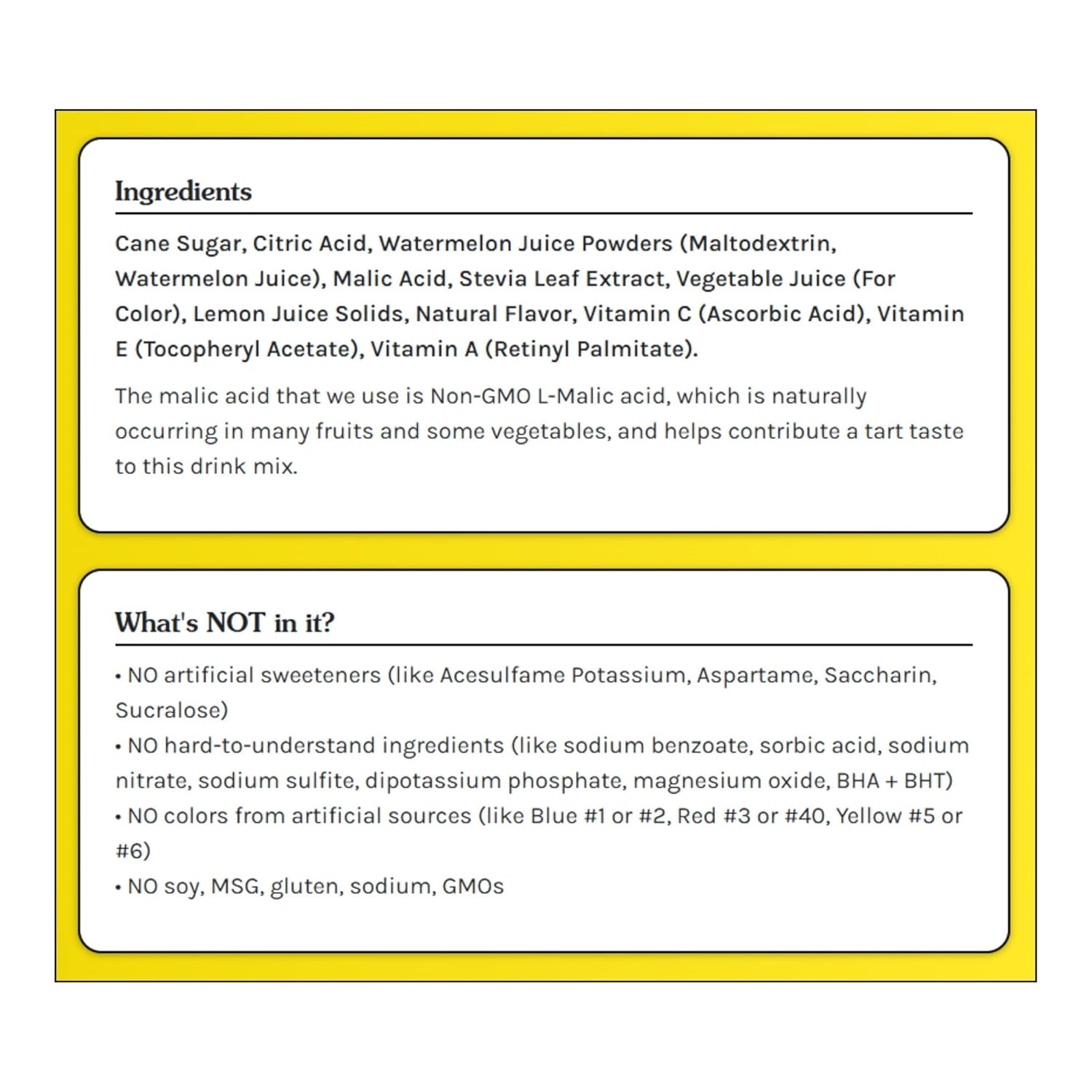 TRUE LEMON KIDS Wild Watermelon (10 Packets) - Hydration for Kids - No Preservatives, No Artificial Flavors & Sweeteners - Low Sugar Water Flavoring - Juice Powdered Drink Mix