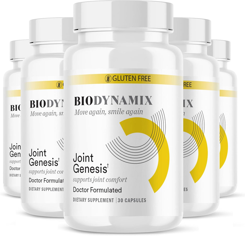 Joint Genesis, Joint Support Formula, Promotes Joint Function, Comfort, and Flexibility, 30-Day Supply, 6 Pack