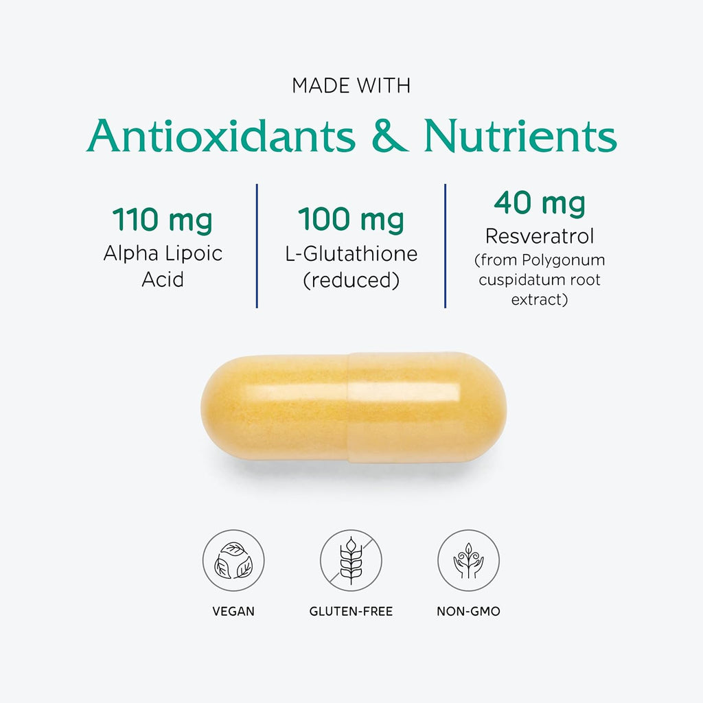 Vitanica Ovum A.M. - Egg Quality Support with Vitamin D3, Alpha Lipoic Acid & CoQ10 - Works Best with Ovum P.M. - Herbal Dietary Supplements - Pro Logo - 30 Vegan Caps