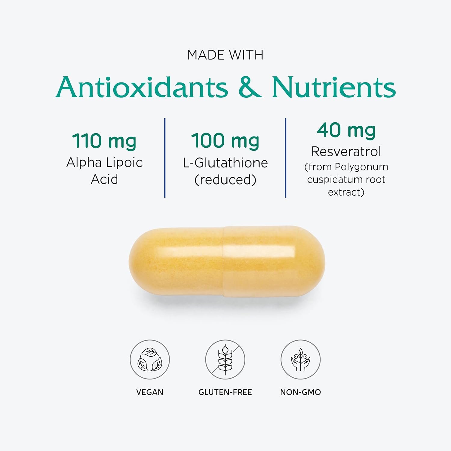 Vitanica Ovum A.M. - Egg Quality Support with Vitamin D3, Alpha Lipoic Acid & CoQ10 - Works Best with Ovum P.M. - Herbal Dietary Supplements - Pro Logo - 30 Vegan Caps