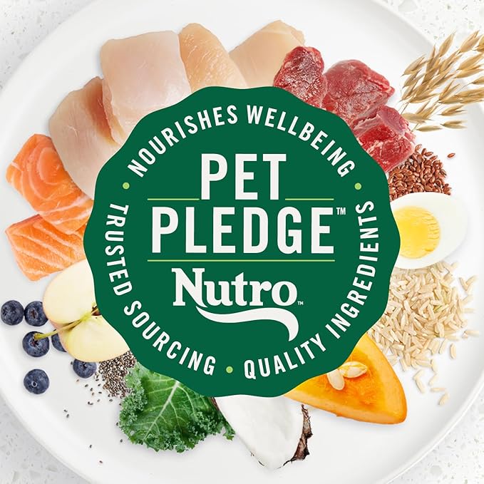 Nutro Ultra Adult Weight Management Small Breed Dry Dog Food, Chicken, Lamb and Salmon Protein Trio, 12 lb Bag