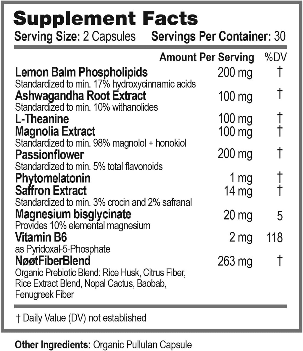 Deep Sleep - All Natural Sleep Aid for Adults and Students Non Habit Forming Sleeping Pills for Adults No Jet Lag & Travel Recovery Biohacking & Nootropics 60 Capsules, 1 Month Supply