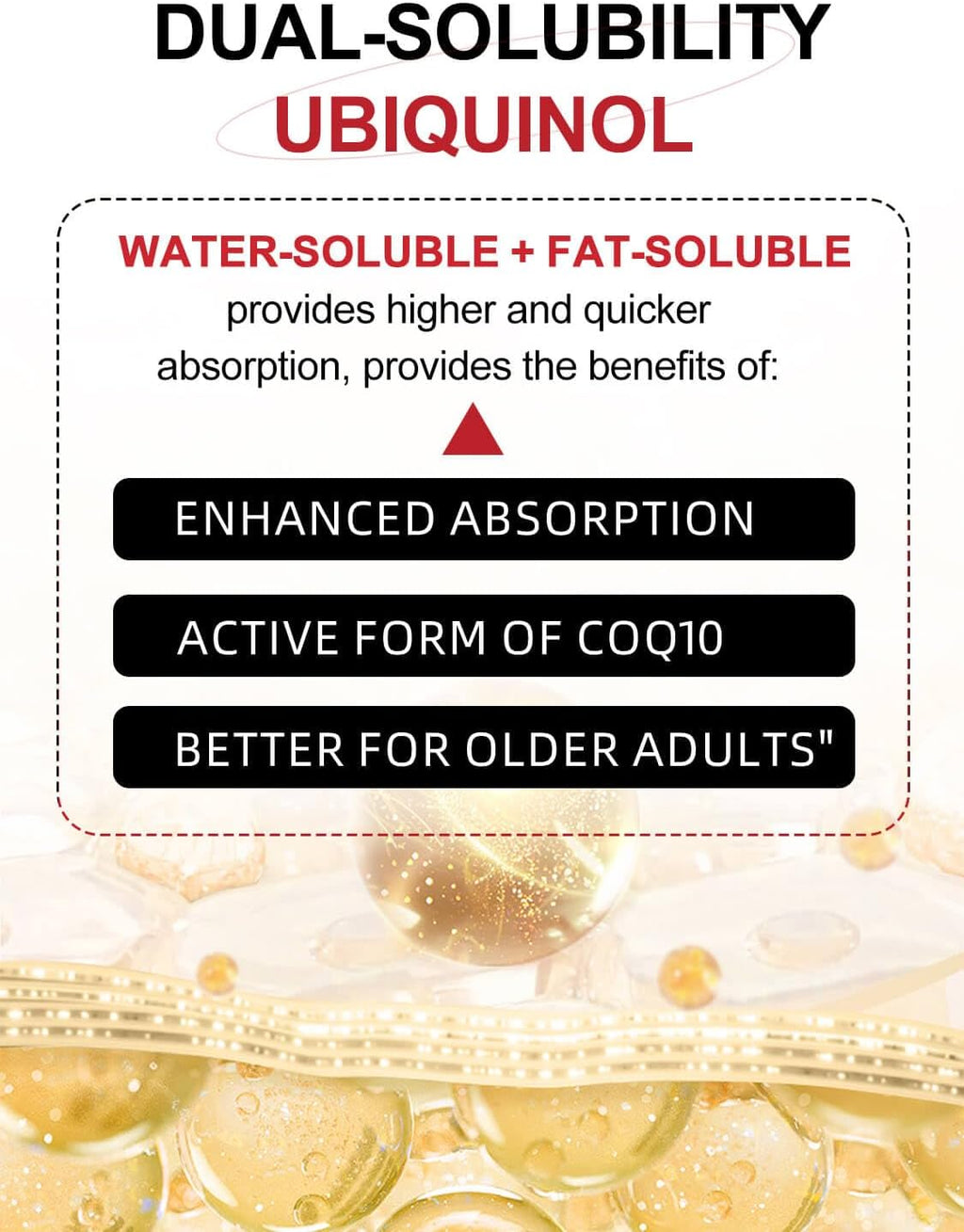 DRFOSTER CoQ10 600 mg Ubiquinol - Co Q 10 Supplement, Coenzyme Q10 CQ10 Fertility for Women, Heart, High Absorption with Vitamin E, PQQ, Black Pepper, Olive Oil, Coq10 400mg Softgels, 120 Softgels