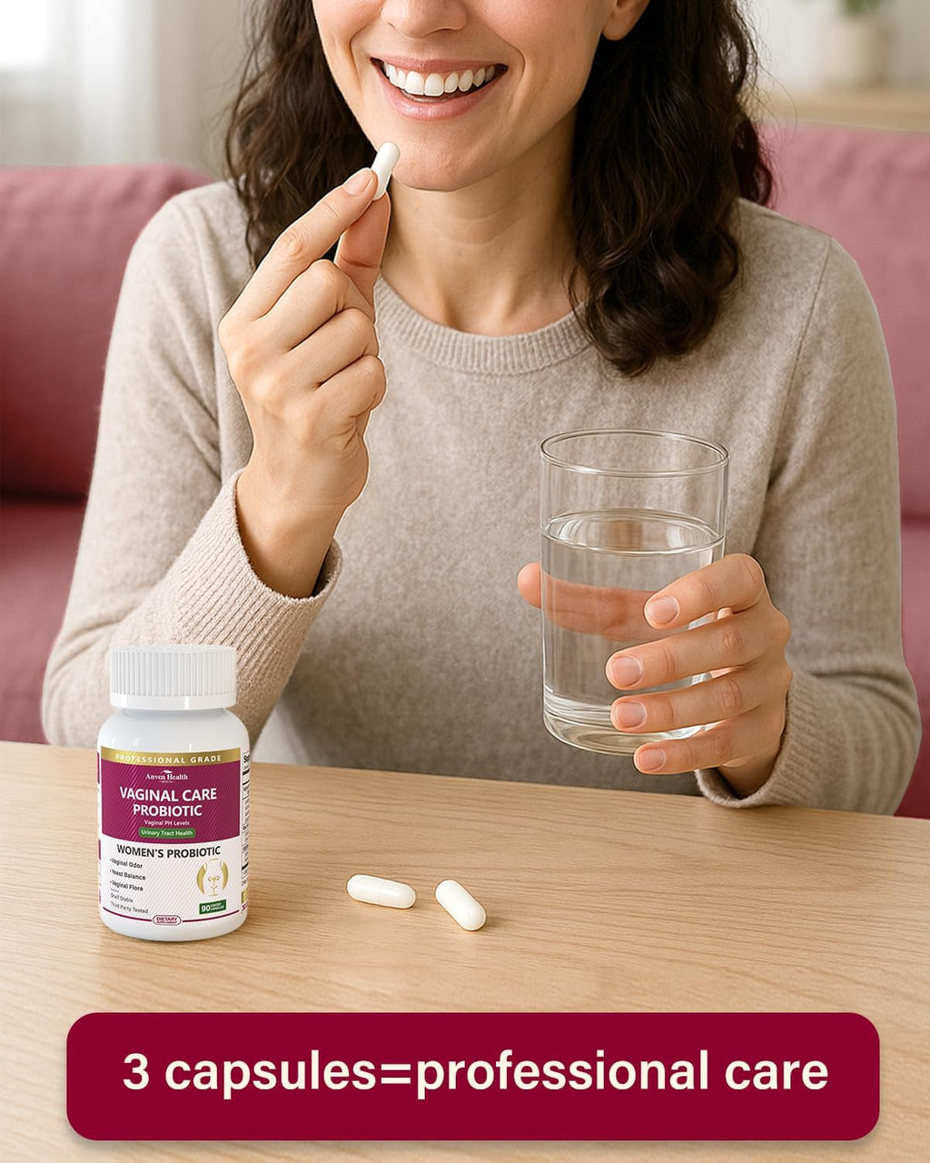 Vaginal Probiotics for Women - 60 Billion Womens Probiotic for Vaginal Flora, Odor, Yeast, Gut & Digestive Health with Saffron, Lecithin, Cranberry & Olive Leaf Extracts | 90 Veggie Caps