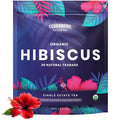 Cederberg Tea Company Organic Hibiscus Tea — 30 Tea Bags | Organic Herbal Tea From Single Origin | Eco-Friendly Tea Bags | Non-GMO Caffeine Free Tea With Zero Sugar