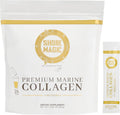 Shore Magic Premium Marine Collagen Powder – Hydrolyzed Type I, II, III & IV Peptides for Skin, Hair, Nails & Joints – Wild-Caught Fish, Kosher, Unflavored, Travel Friendly, 28 Daily Packets