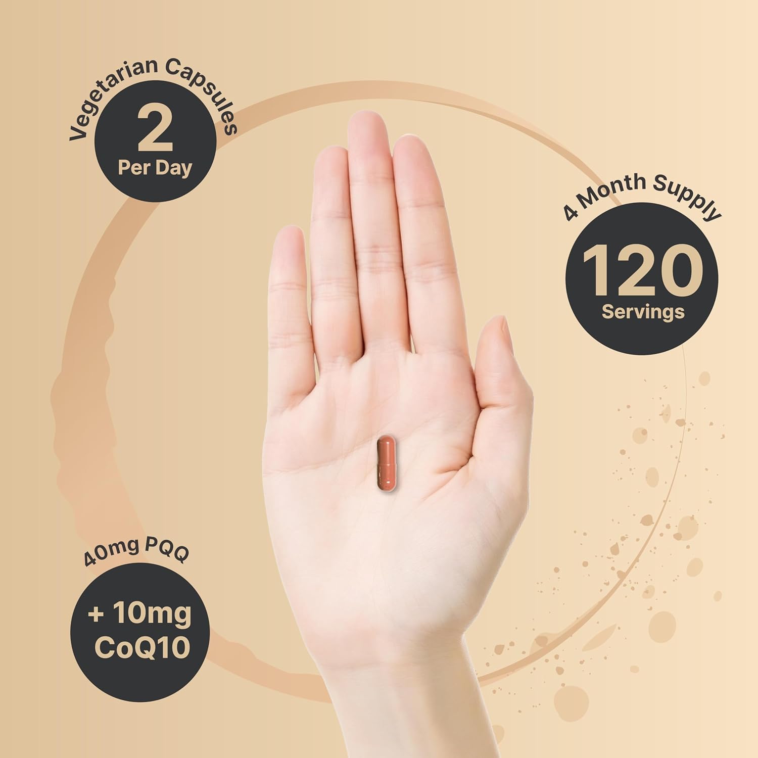 NatureBell PQQ 40mg Per Serving with CoQ10, 240 Capsules | Active Pyrroloquinoline Quinone, Highly Bioavailable ZenPQQ+ Formula – Promotes Heart, Brain, & Mitochondrial Health – Non-GMO