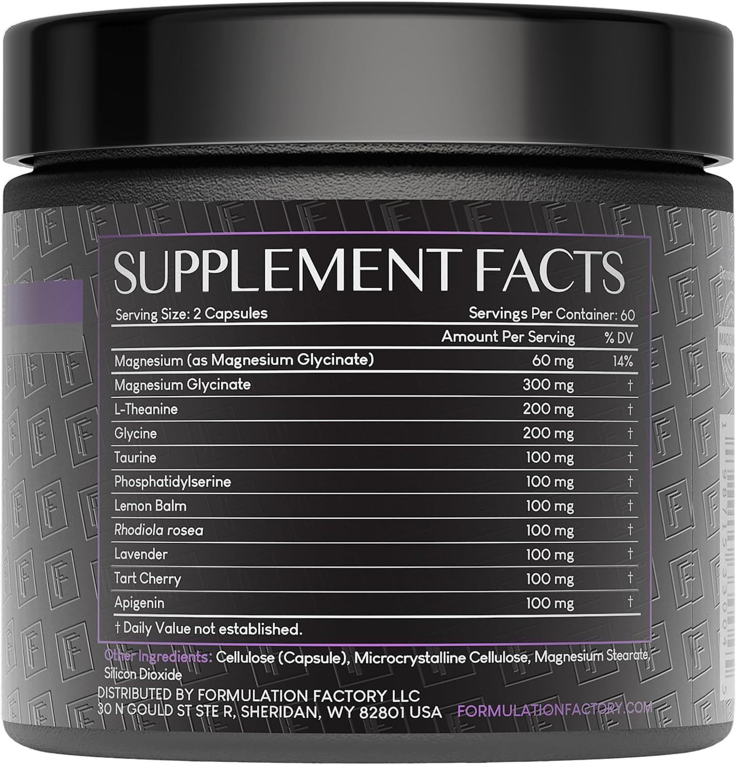 Formulation Factory The Night Before 10-in-1 Midnight Maximizer Sleep Supplement, Magnesium Glycinate, L-Theanine & More, Stress Relief, Relaxation, Focus (6 Month Supply, 360 Capsules)
