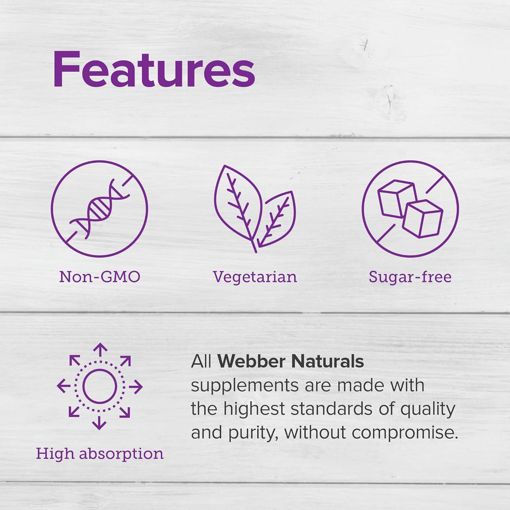 Webber Naturals Magnesium Citrate, 150 mg Per Capsule, 250 Capsules, High Absorption, Helps Support Bones, Teeth and Proper Muscle & Heart Function, Gluten & Dairy Free