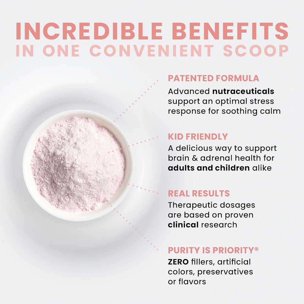 Pure Therapro Rx Just Relax -Watermelon 60 Servings | Supports: Relaxed Mood, Healthy Blood Pressure, Emotional Wellness | Myo-inositol; Di-Magnesium Malate, GABA, Taurine, & L-Theanine