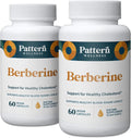 Pattern Wellness Berberine Supplement with Organic Ceylon Cinnamon – Antioxidant & Metabolic Support – Whole Body Wellness – Non-GMO – 120 Vegan Capsules