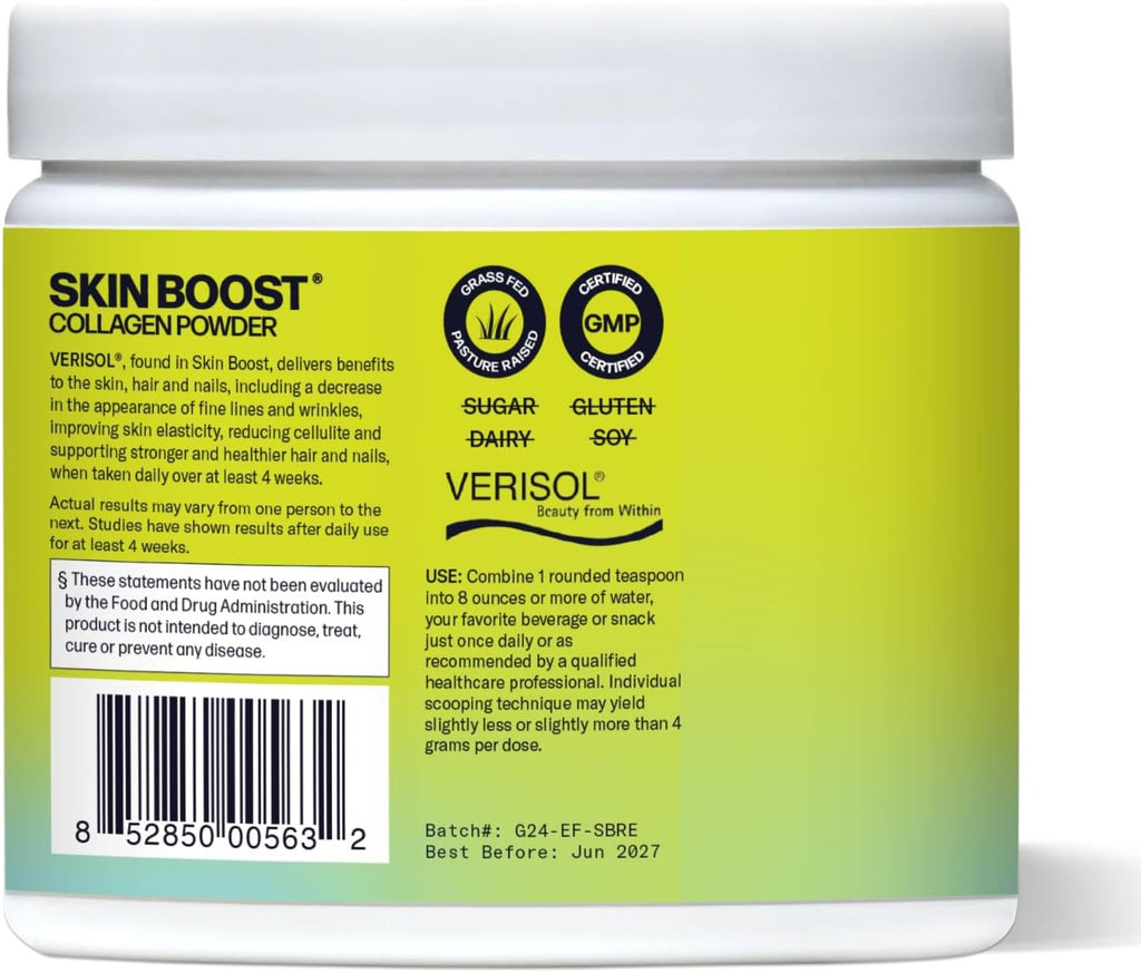 Hydrolyzed Collagen Powder - Sparkle Skin Boost (Mixed Berry) [50-Serves] Verisol Collagen Hydrolysate Protein Powder Vitamin C Paleo Non-GMO Gluten Free Beauty Supplement Drink