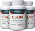 Pattern Wellness CoQ10-200mg Ubiquinone with Bioperine Black Pepper Extract - Cardiovascular & Cellular Energy Production Support - Non-GMO - 90 Vegan Capsules