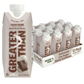 Greater Than Nutrient Hydration Beverage, Electrolyte Drink for Gut Health & Energy with Coconut Water, Vitamins, Gluten Free, Plant Based, Low Sugar, Cocoa Cream, 12 Pack