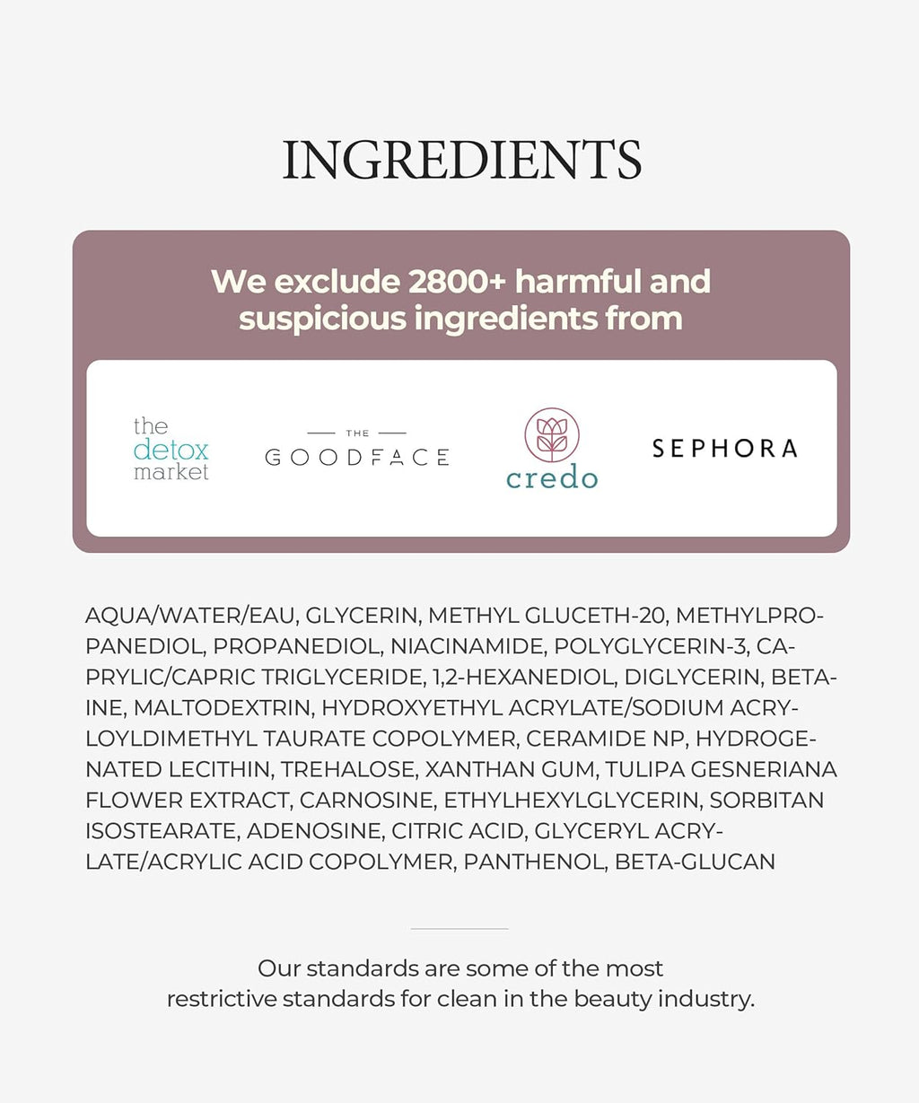 SERUMKIND Black Tulip Serum - Barrier Repair Antioxidant Korean Face Serum – Beta Glucan – Hydrating and Anti-aging – Vegan, Cruelty-Free, Unscented – 1.01 fl.oz.