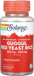 Solaray - Guggul & Red Yeast Rice, 120 capsules