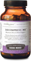 Decompress MX Herb Capsules - Maximum Stress & Tension Relief - Reduces Anger & Moodiness, Positive Mood Support - Based on The Traditional Chinese Formula Xiao Yao San - 90 Cap Count