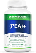 Enzyme Science Pea + Turmeric Curcumin Supplement for Physiological Support Helps Support Nervous, Immune, & Muscular Systems - 60 Capsules