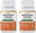 Menopause Supplements for Women Menopause Probiotics Relief, Supports Hot Flashes, Night Sweats, Bloating & Gut Health with Herbs, Collagen Peptides, Vitamin B6 & D3 | 180 Veggie Caps
