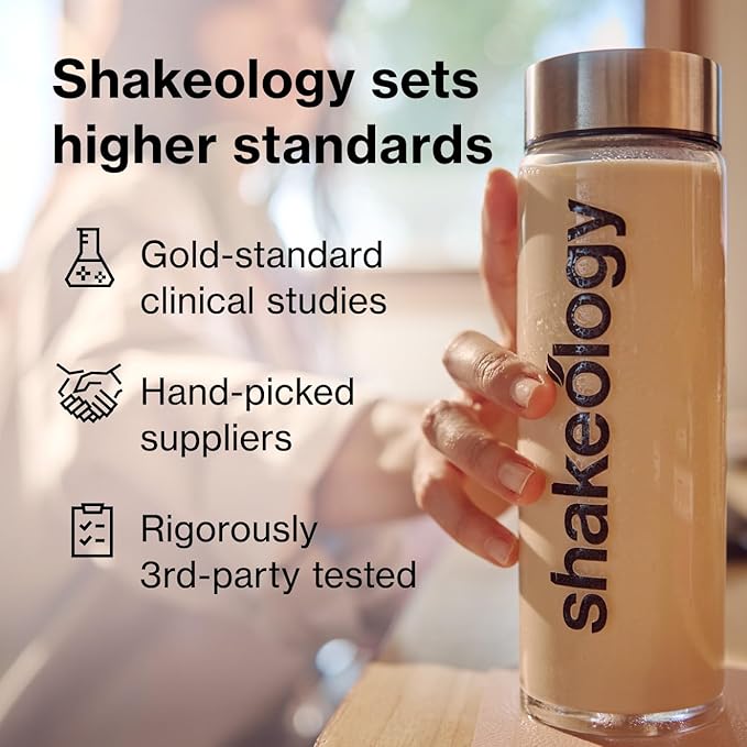 BODi Shakeology 0g Added Sugar Plant-Based Vegan Protein Powder – Gluten-Free Superfood Shake with Vitamins & Minerals – Helps Support Healthy Weight Loss & Gut Health, Vanilla, 14 Individual Packets