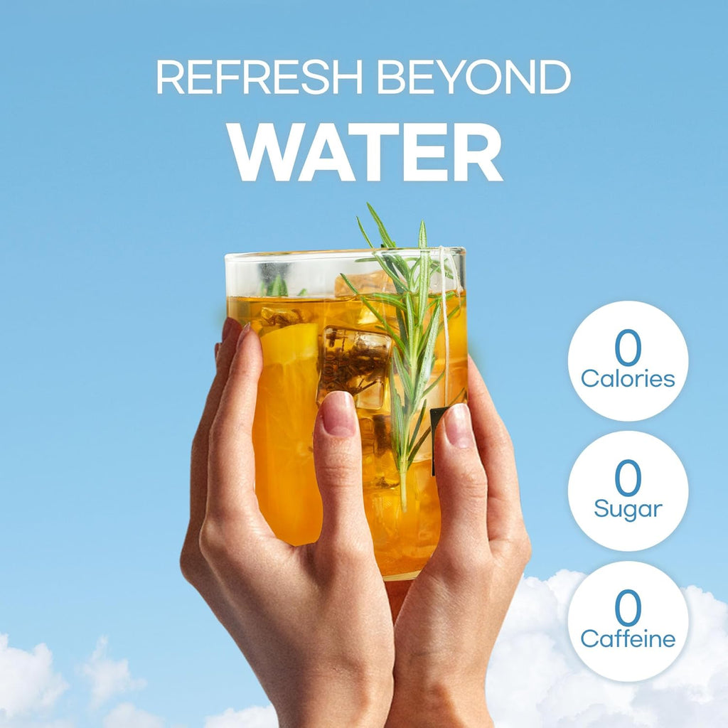Odada Sweet Orange Tea - Rooibos, Orange Peel & Schisandra Berry Blend, Bright Citrus Hydration & Natural Antioxidant K-Wellness Drink, Caffeine-Free, Zero Sugar, 24 Tea Bags