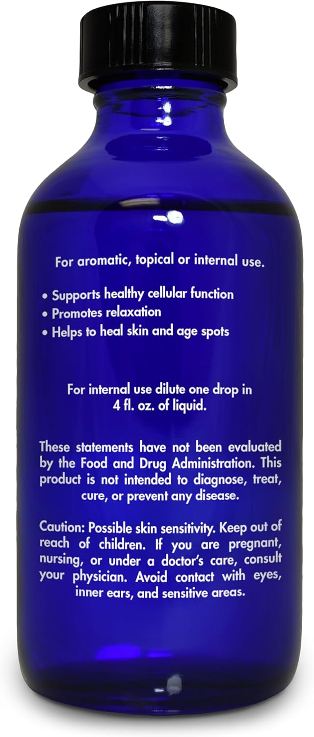 Frankincense Essential Oil, Supplement, for Face – 100% Pure, Frankincense, Resin, Oil, Boswellia Serrata, Edible, by Zongle Therapeutics, 4 OZ