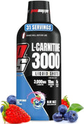 PROSUPPS L-Carnitine Liquid 3000, Stimulant-Free Liquid Shots for Men & Women - Clean Workout Drink for Energy, Performance & Muscle Recovery - No Sugar, No Carbs - 31 Servings, Blue Razz