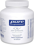 Pure Encapsulations +Cal+ with Ipriflavon | Mineral, Vitamin, and Herbal Supplement to Promote Skeletal Strength | 210 Capsules