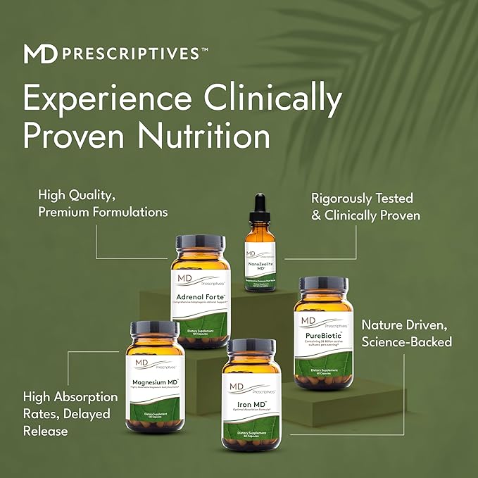 MD Prescriptives - PureBiotic - Probiotic Dietary Supplement for Digestive & Gut Health - 60 Capsules