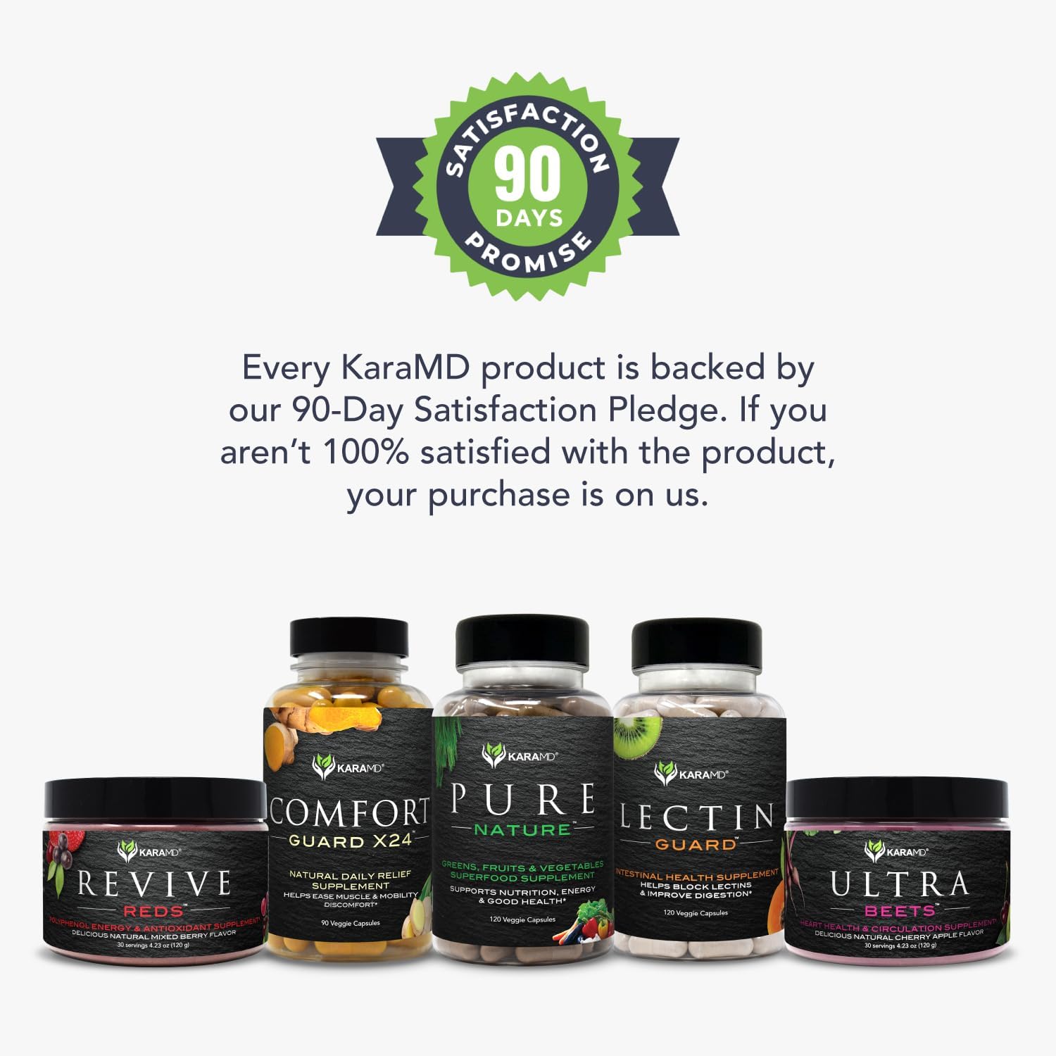 KaraMD Pure Nature | Greens, Fruit and Veggies Supplement | Vitamins, Fiber & Antioxidants | 20 Fruits and Vegetables Supplements for Energy & Digestion | Gluten Free & Vegan Friendly (2 Pack)