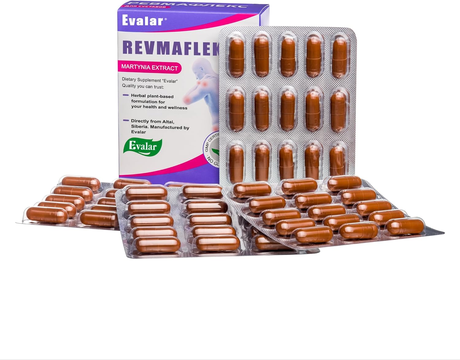 Evalar Martynia Extract Devil's Claw Herb 60 Caps