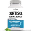 NEW AGE Cortisol Supplement for Women - Cortisol Detox Manager Reducer- Ashwagandha, GABA, 5 HTP, L-Tryptophan, L-Theanine - 90 Count