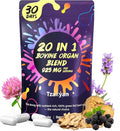 20-In-1 Beef Organ Supplement for Women, 925MG Grass Fed Beef Liver, Uterus, Ovary & 3 more with Maca, DIM, Black Cohosh, Vitamin & Mineral, Bovine organ Capsules for Hormone Balance, Energy, 30 Days
