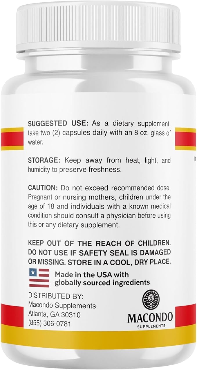 Macondo (2 Pack) VisMax Revive Eye Supplement Capsules - Official VisMaxRevive Premium Support - Maximum Strength, Natural Vitamins for Overall Health - 120 Capsules for 2 Months