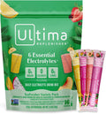Ultima Replenisher TeaFresher Daily Electrolytes Powder and Instant Tea Mix – Sugar Free – Variety Pack, 16 Stickpacks - Hydration Packets with 4 Fruit and Tea Fusions, 6 Key Electrolytes