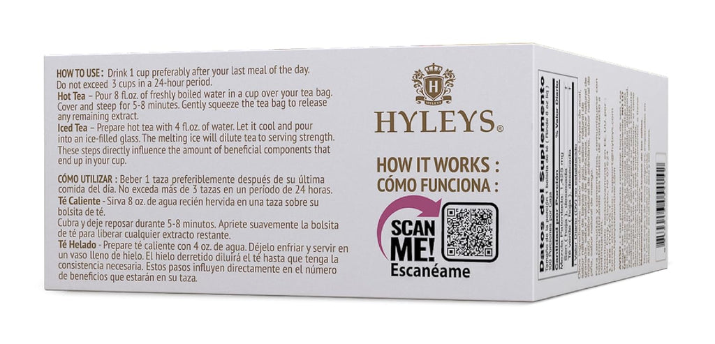 Hyleys Slim Tea 9 Flavor Assortment 100 Ct - Weight Loss Herbal Supplement Cleanse and Detox - 100 Tea Bags (9 Pack)