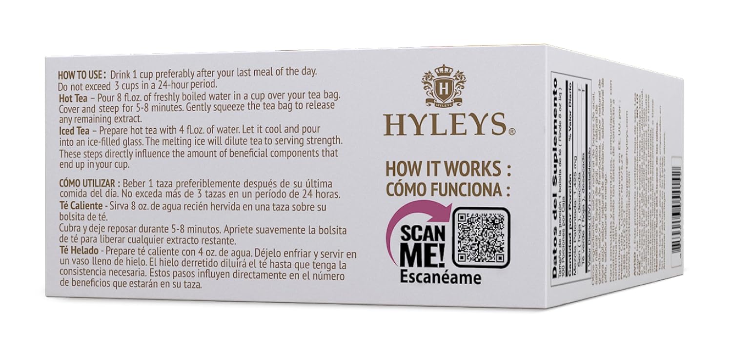 Hyleys Slim Tea 9 Flavor Assortment 100 Ct - Weight Loss Herbal Supplement Cleanse and Detox - 100 Tea Bags (9 Pack)