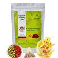 Eastrue Organic Goji Berry & Chrysanthemum Herbal Tea,50 Tea Bags,Kidney and Liver Detox Tea for Liver Kidney Cleanse Detox & Repair,Stress Relief & Better Sleep,Non-GMO,Caffeine-Free