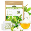 Soursop Leaf Herbal Tea (Graviola) - Caffeine & Sugar Free, 120 Count